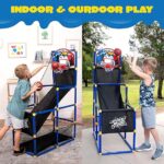JOYIN Arcade Basketball Game Set with 4 Balls and Hoop for Kids - Image 3