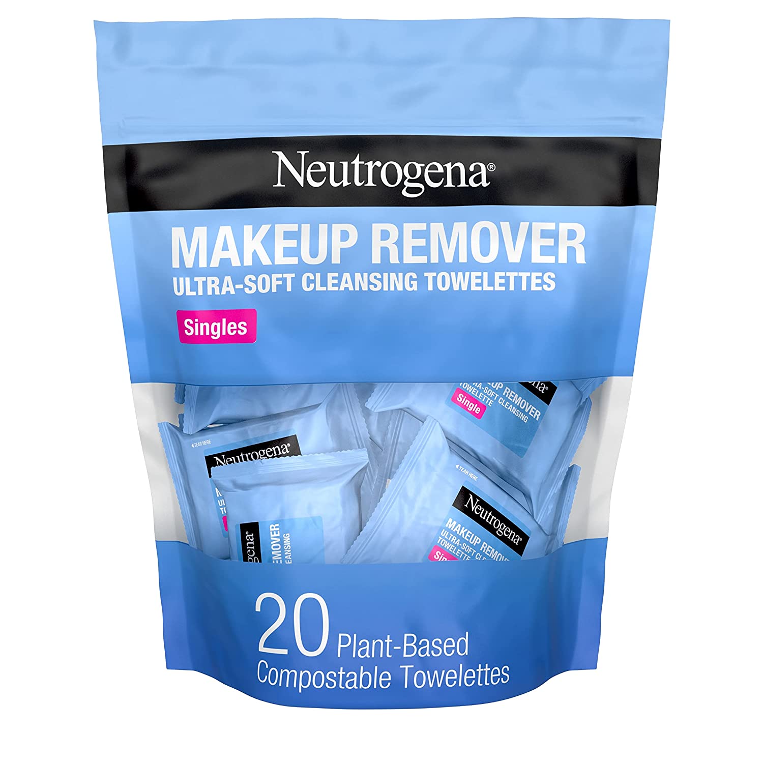 Neutrogena1.jpg Neutrogena Makeup Remover Facial Cleansing Towelette Singles - Image 1
