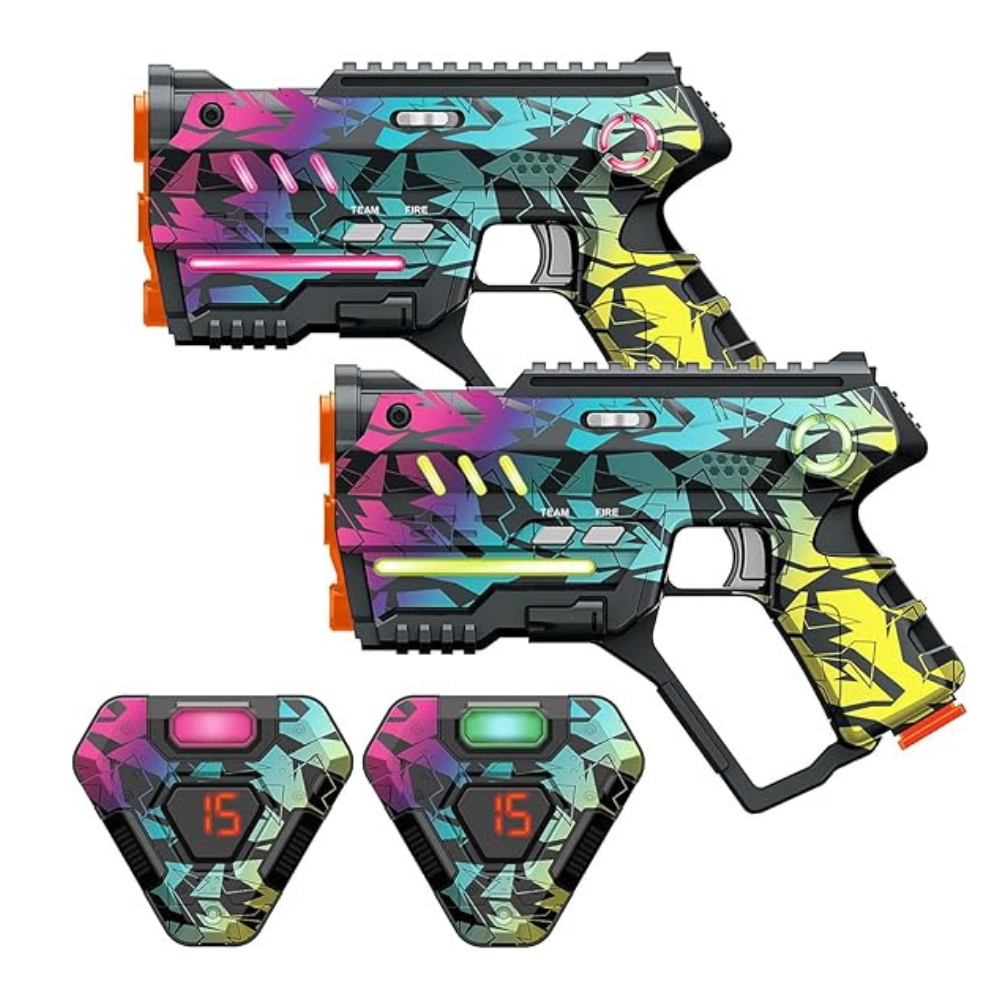 Untitled-design-2025-03-03T191650.917.png Laser Tag Set of 2, Lazer Tag Game for Kids Indoor & Outdoor Play - Image 1