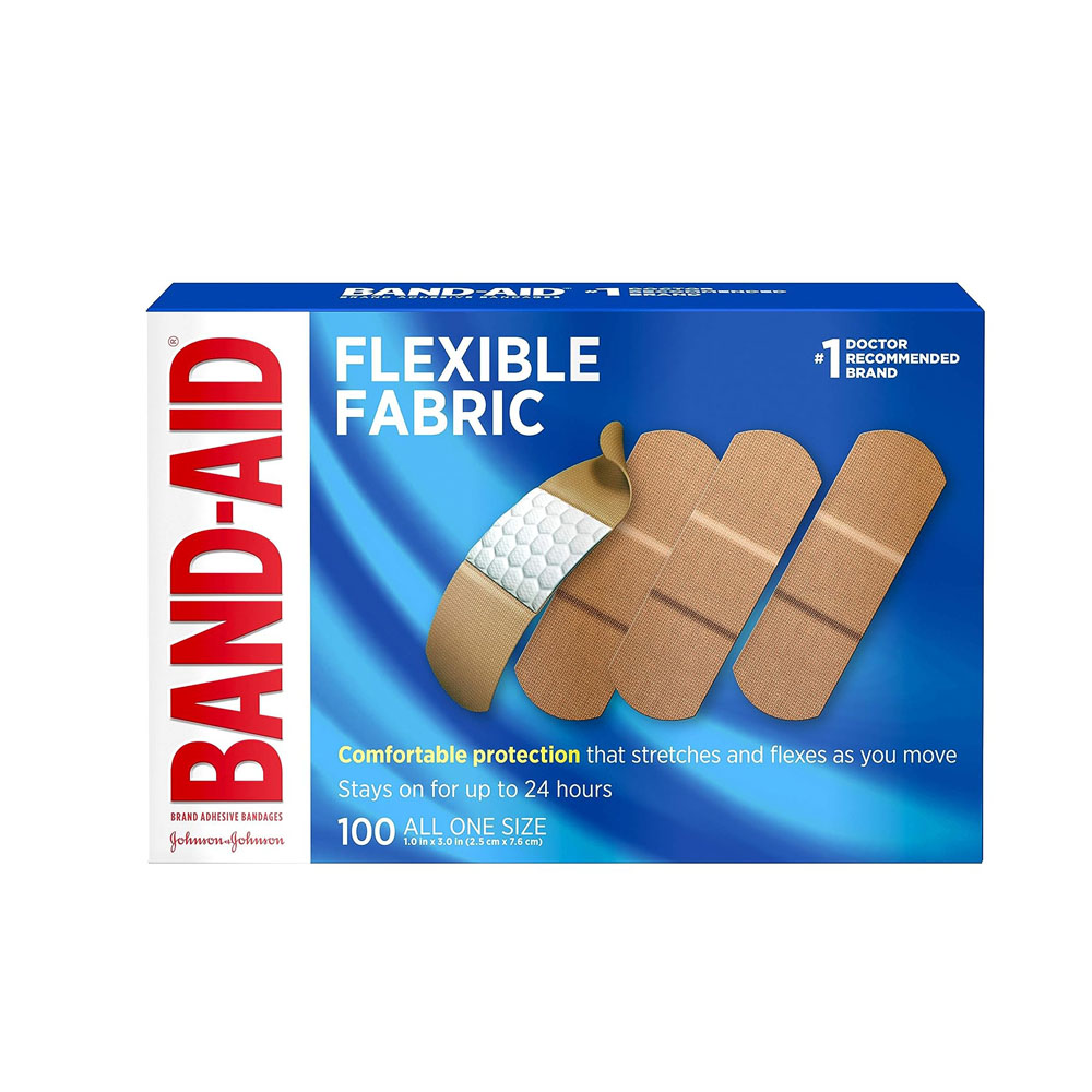 brand1.jpg Band-Aid Brand Flexible Fabric Adhesive Bandages for Wound Care - Image 1
