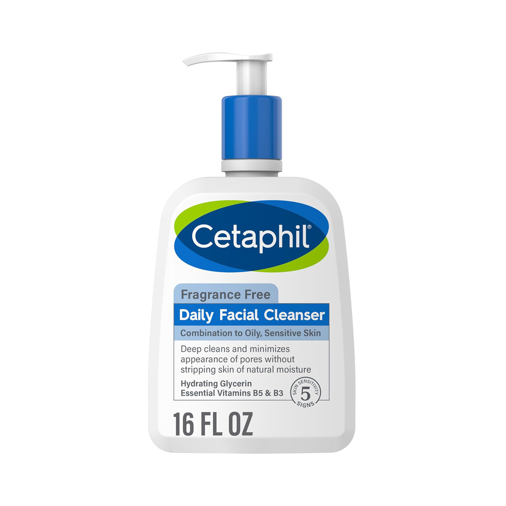 ceta.jpg Cetaphil Face Wash, Daily Facial Cleanser for Sensitive, Combination to Oily Skin - Image 1