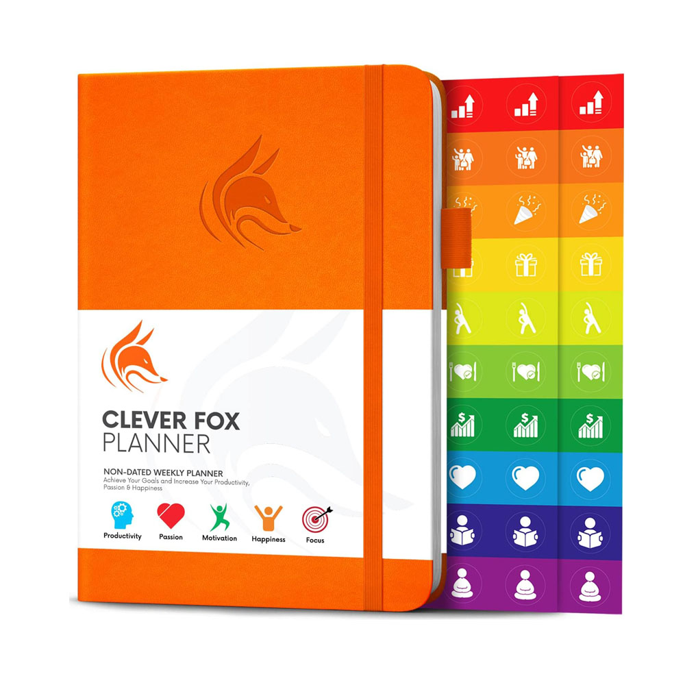clever.jpg Clever Fox Planner – Undated Weekly & Monthly Planner to Increase Productivity - Image 1