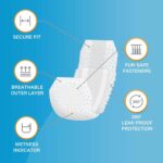 All-Absorb A26 Male Dog Wrap, 50 Count, Small - Image 2