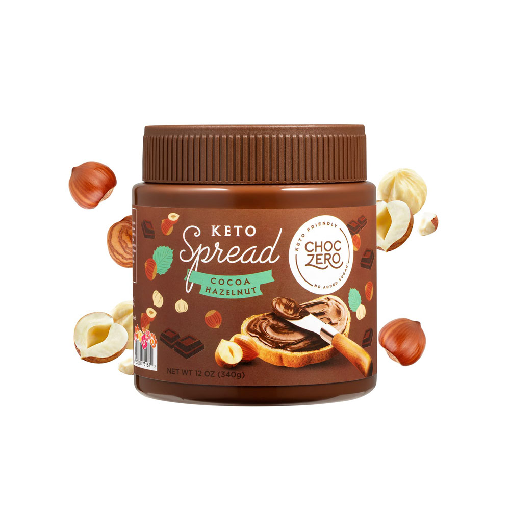 k1-1.jpg ChocZero Keto Milk Chocolate Hazelnut Spread - Image 1