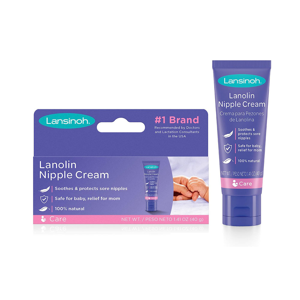 lan-1.jpg Lansinoh Lanolin Nipple Cream, Safe for Baby and Mom, Breastfeeding - Image 1