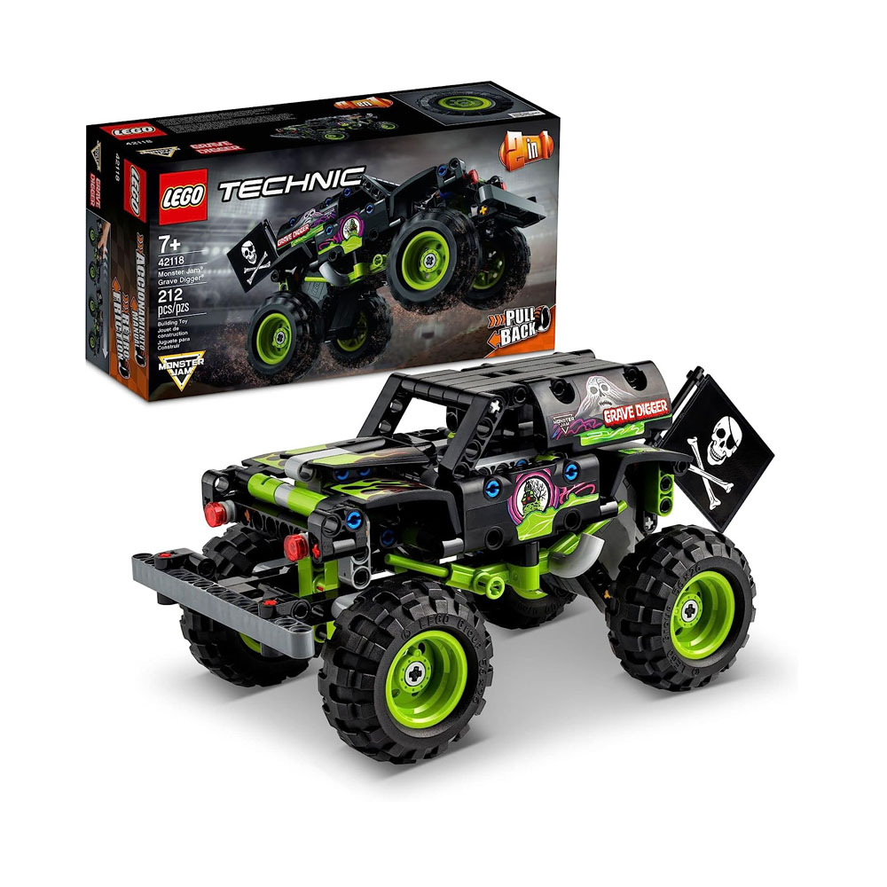 lego.jpg Lego Technic Monster Jam Grave Digger 42118 Set - Truck Toy to Off-Road - Image 1