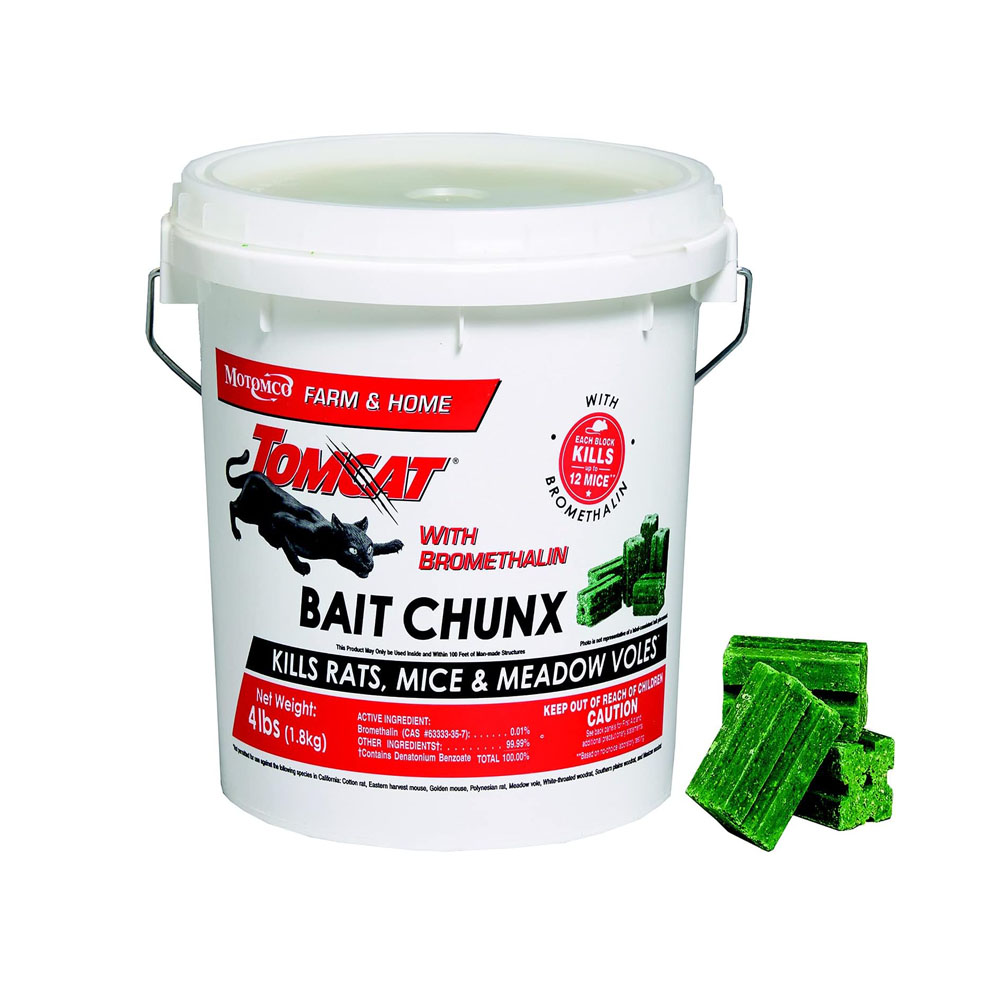 tom1.jpg Tomcat With Bromethalin Bait Chunx Pail, 4 lbs - Image 1